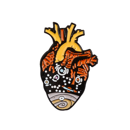 Anatomical Heart Shaped Pin - Wnkrs