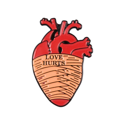 Anatomical Heart Shaped Pin - Wnkrs