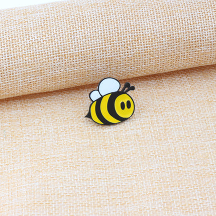 Cartoon Bee Enamel Brooch - Wnkrs