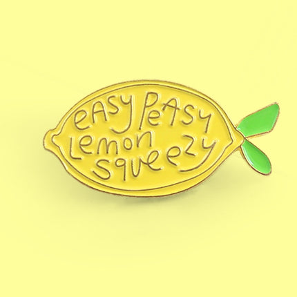 Lemon Shaped Unisex Brooch - Wnkrs