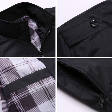 Casual Stand Collar Slim Jacket for Men - Wnkrs