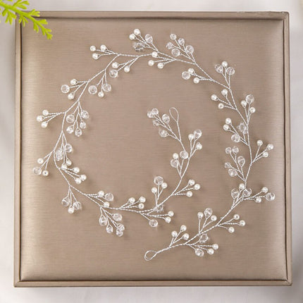 Lightweight Metal Tiara with Pearls - Wnkrs