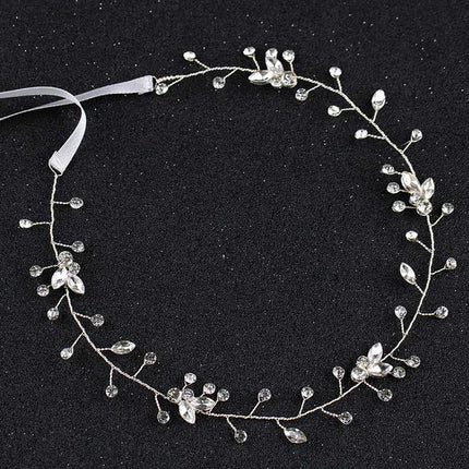 Lightweight Metal Tiara with Pearls - Wnkrs