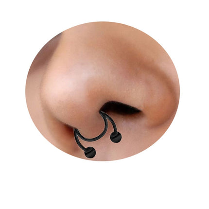 Antler Shape Fake Nose Ring - Wnkrs