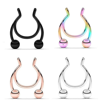 Antler Shape Fake Nose Ring - Wnkrs