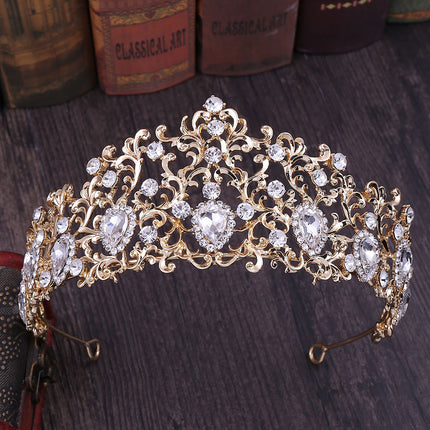 Women's Solid Crystal Tiara - Wnkrs