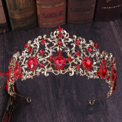 Women's Solid Crystal Tiara - Wnkrs