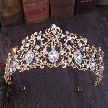 Women's Solid Crystal Tiara - Wnkrs