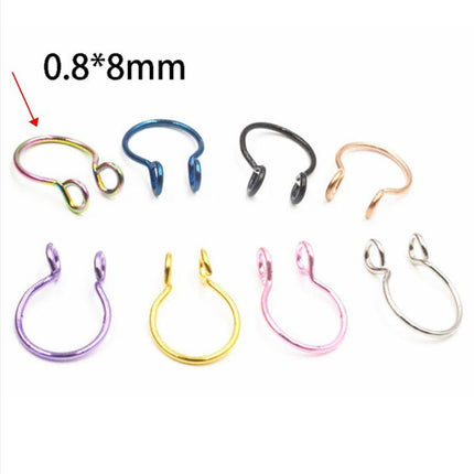 Antler Shape Fake Nose Ring - Wnkrs