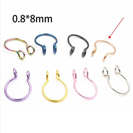 Antler Shape Fake Nose Ring - Wnkrs