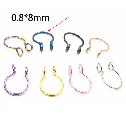 Antler Shape Fake Nose Ring - Wnkrs
