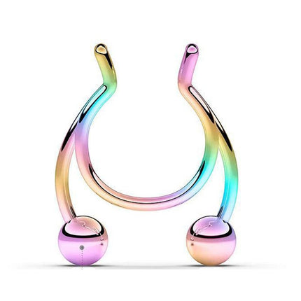 Antler Shape Fake Nose Ring - Wnkrs