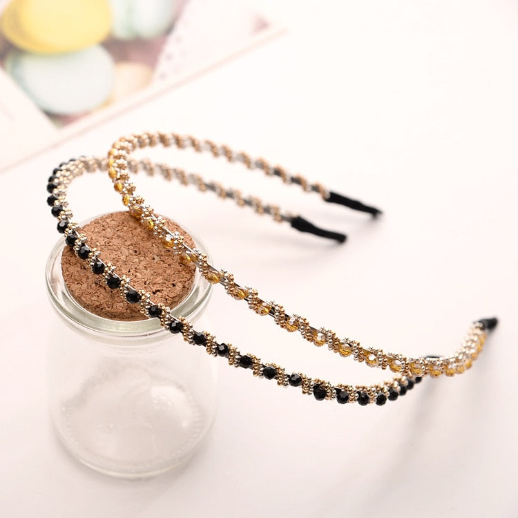 Colorful Crystal Hair Band for Women