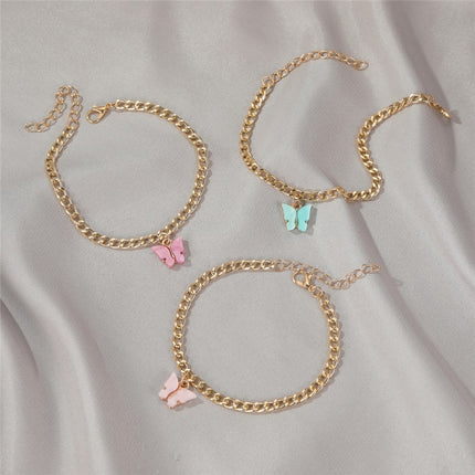 Bohemian Butterfly Pendant Anklet for Women - Wnkrs