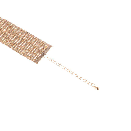Leg Chain 14 Rows Crystal Wide Anklet For Women - Wnkrs