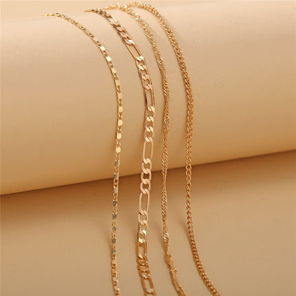 Fashion Gold Color Anklets Set - Wnkrs