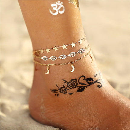 Charming Summer Boho Metal Women's Anklet - Wnkrs