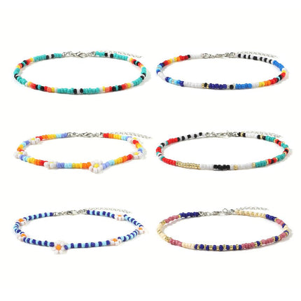 Hip Hop Flower Bead Anklet - Wnkrs