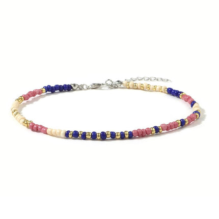 Hip Hop Flower Bead Anklet - Wnkrs