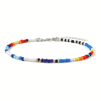 Hip Hop Flower Bead Anklet - Wnkrs