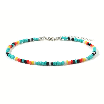 Hip Hop Flower Bead Anklet - Wnkrs