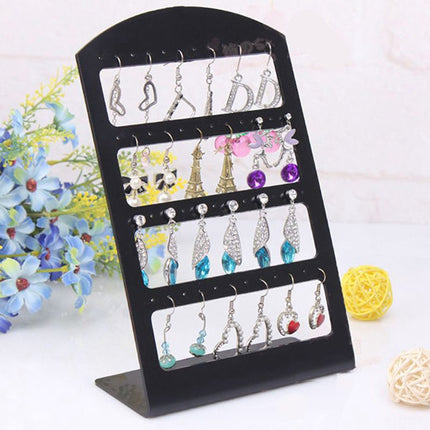 48 Holes Black Plastic Jewelry Holder - wnkrs