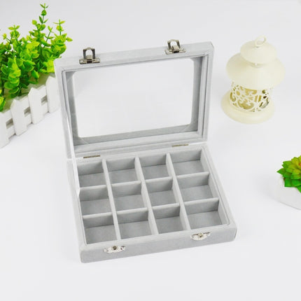 12-Grids Jewelry Organizer Box with Locks - wnkrs