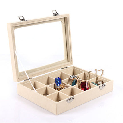 12-Grids Jewelry Organizer Box with Locks - wnkrs