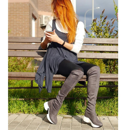 Women's Sport Chic Style Over the Knee Boots - Wnkrs