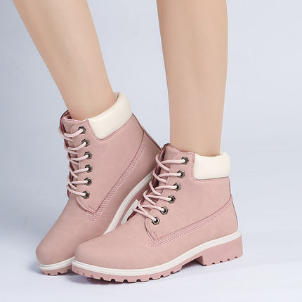 Fashion Demi-Season Casual Leather Women's Boots - Wnkrs