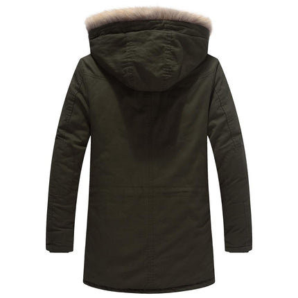 Men's Winter Jacket with Detachable Hood - Wnkrs