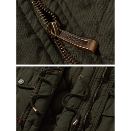 Men's Winter Jacket with Detachable Hood - Wnkrs