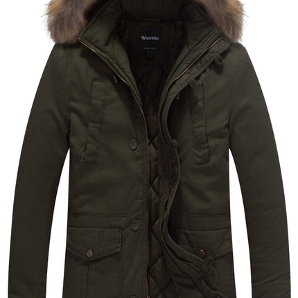 Men's Winter Jacket with Detachable Hood - Wnkrs