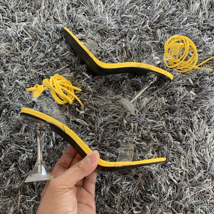 Ankle Cross Strap Sandals - Wnkrs