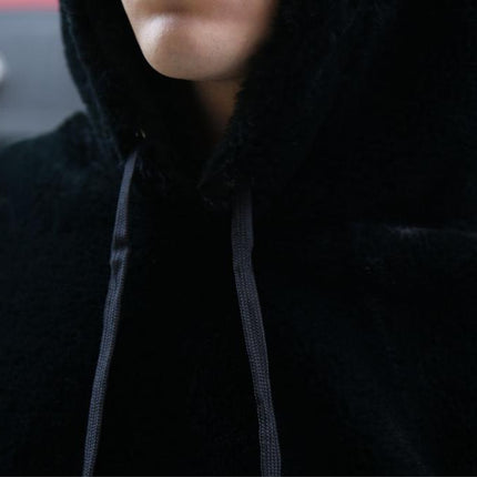 Men's Eco Fur Hooded Coat - Wnkrs
