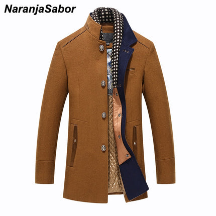 Men's Woolen Coat for Winter - Wnkrs