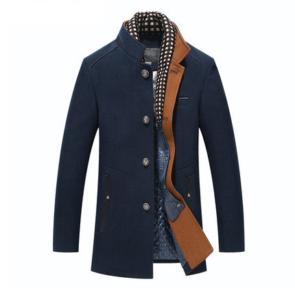 Men's Woolen Coat for Winter - Wnkrs