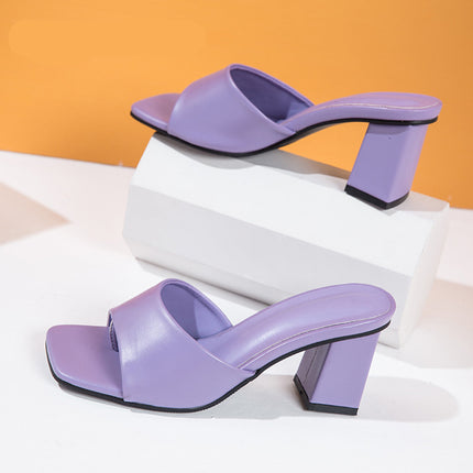 Women's Summer Square Toe Sandals - Wnkrs