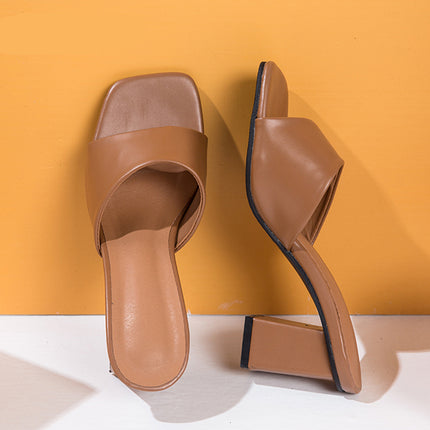 Women's Summer Square Toe Sandals - Wnkrs