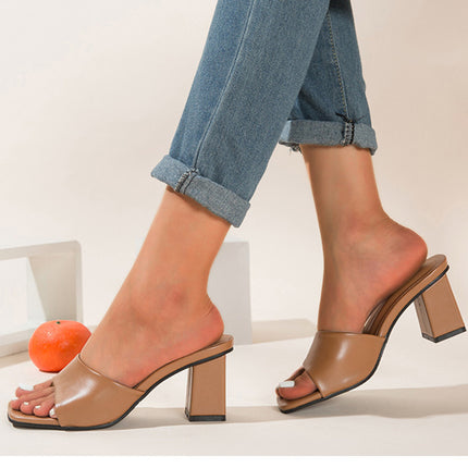 Women's Summer Square Toe Sandals - Wnkrs