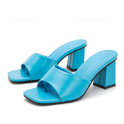 Women's Summer Square Toe Sandals - Wnkrs