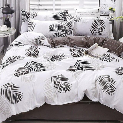 Modern Printed Bedding Set 4 Pcs - wnkrs