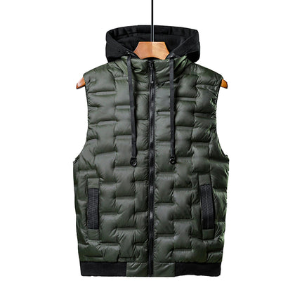 Men's Hooded Warm Vest - Wnkrs