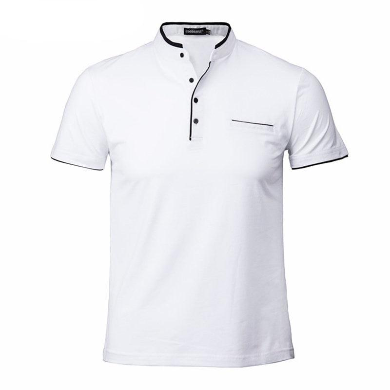 Men's Elegant Shirt with Mandarin Collar