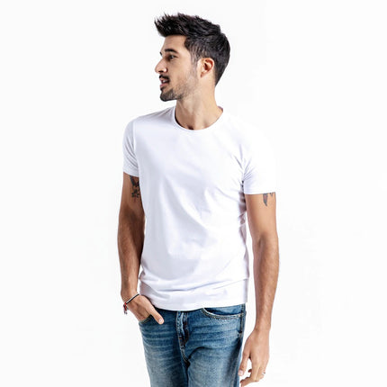 Men's Casual O-Neck Cotton T-Shirt - Wnkrs