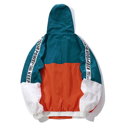 Men's Colorful Hooded Loose Jacket - Wnkrs