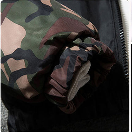 Men's Colorful Camouflage Printed Hooded Jacket - Wnkrs