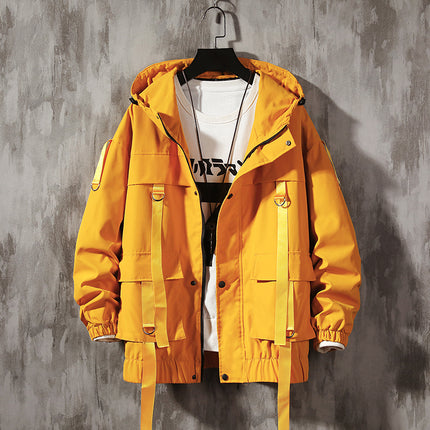 Harajuku Men's Bomber Jacket in Plus Sizes - Wnkrs