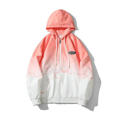 Colorful Patchwork Hooded Jacket for Men - Wnkrs