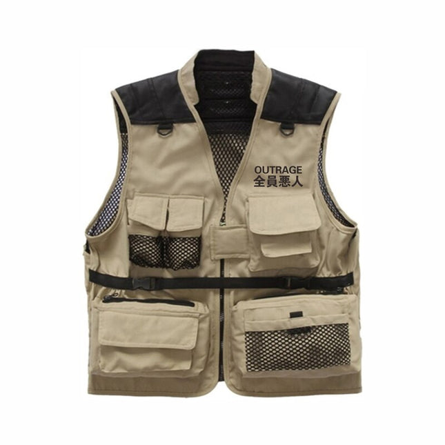 Men's Double-Breasted Vest with Multi-Pokets - Wnkrs